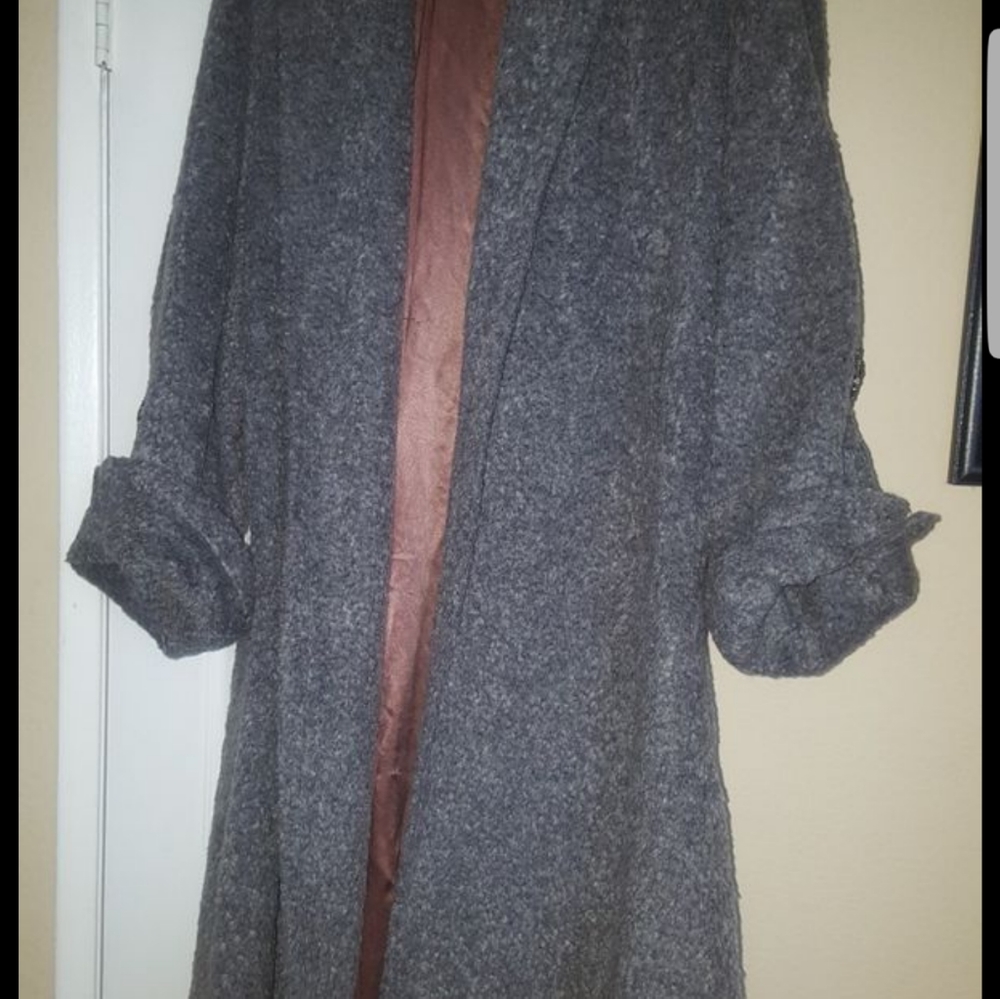 VINTAGE-HIGH END  WOOL MOHAIR SWING COAT